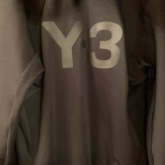 Y-3 hoodie, designer Yohji Yamamoto with adidas,zippers Logo hoodie size M - Picture 6 of 11